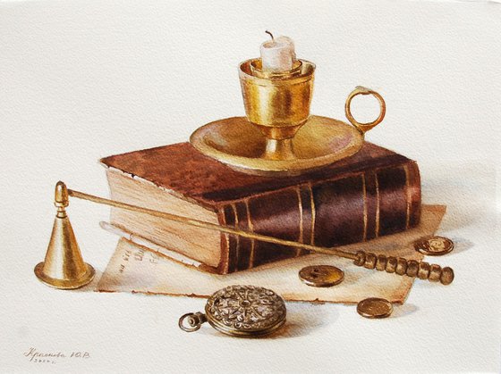 Still life with a book