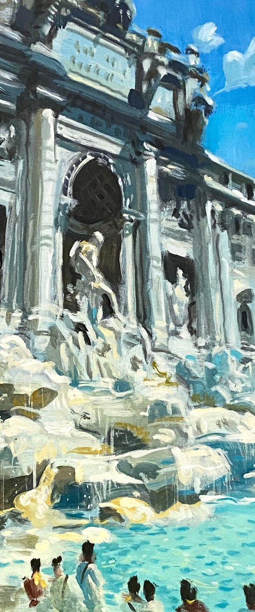 Trevi fountain, Rome by Paul Cheng