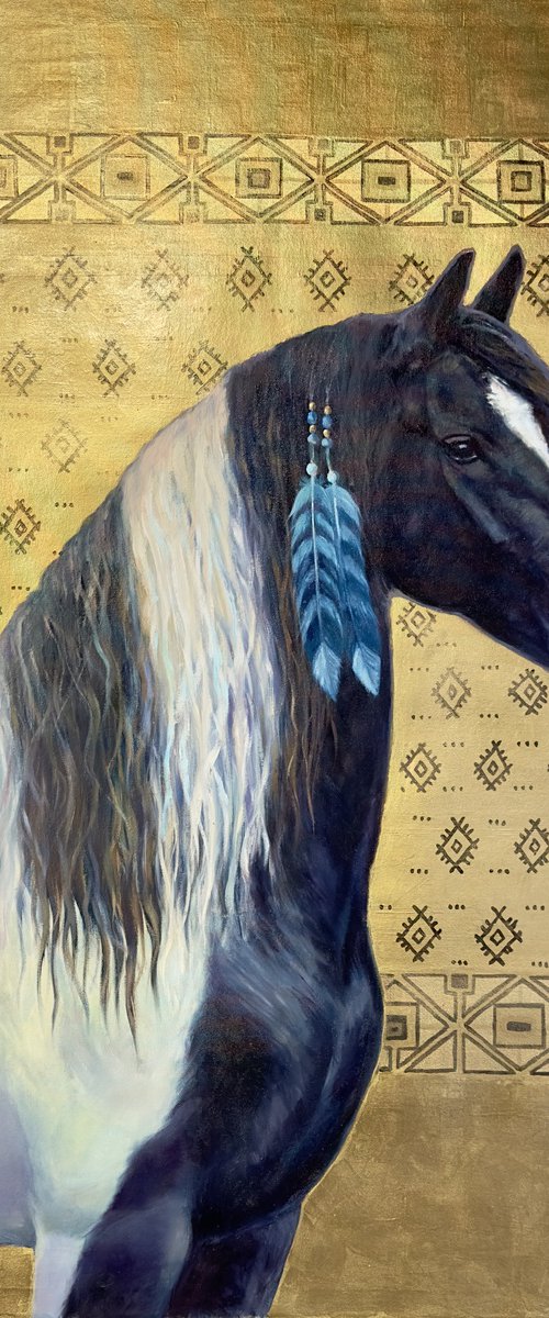 Native American Horse by Nataliia Zaharuk