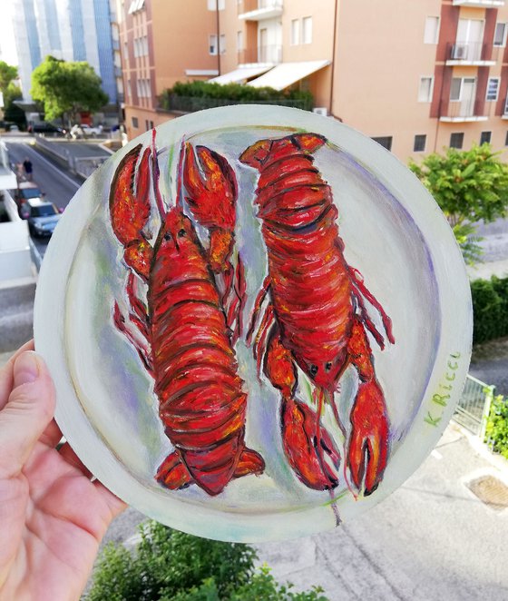 Lobsters in a Plate