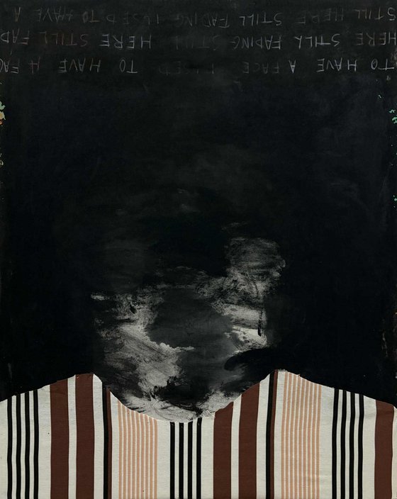 Abstract Face in Black