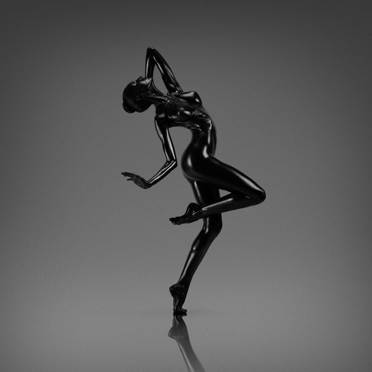 Portrait Photograph By Yevgeniy Repiashenko, 49 X 49", No40 Spirit Series, Original Artwork