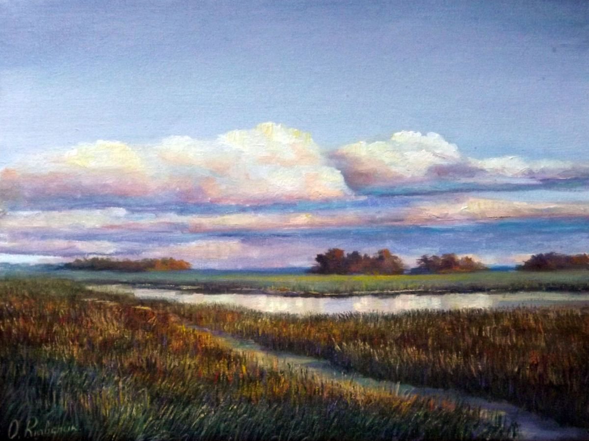 Clouds 2015 Oil Painting By Oleg Riabchuk Artfinder   D2d5997364e1433cb092ba4348d20146 