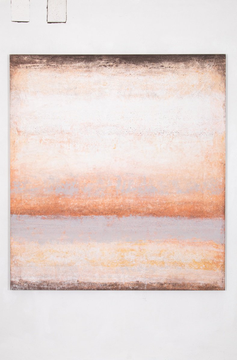 Abstract Acrylic Painting By Rokas Berziunas, 57 X 63", No. 25 - 20, Original Artwork