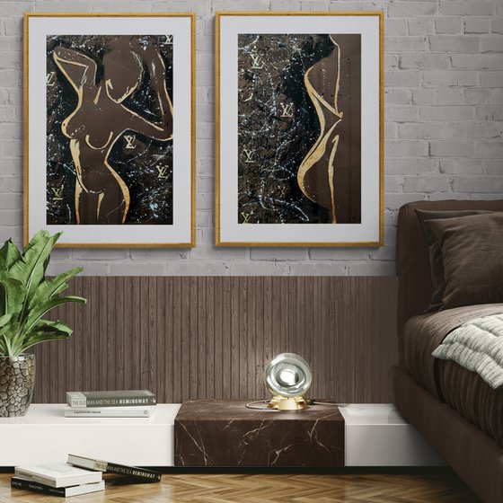 The Shape of Desire. Diptych.