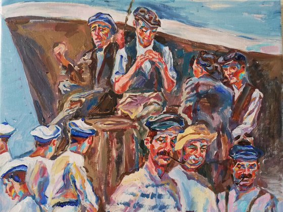Sailors Taking a Break