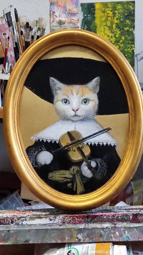 Cat Violinist