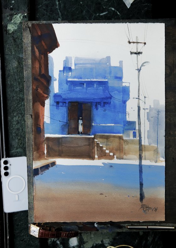 Afternoon light, Jodhpur blues