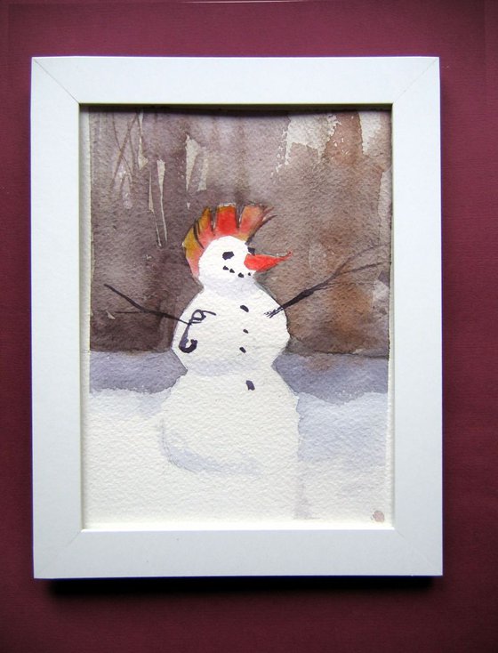 Punk  snowman...