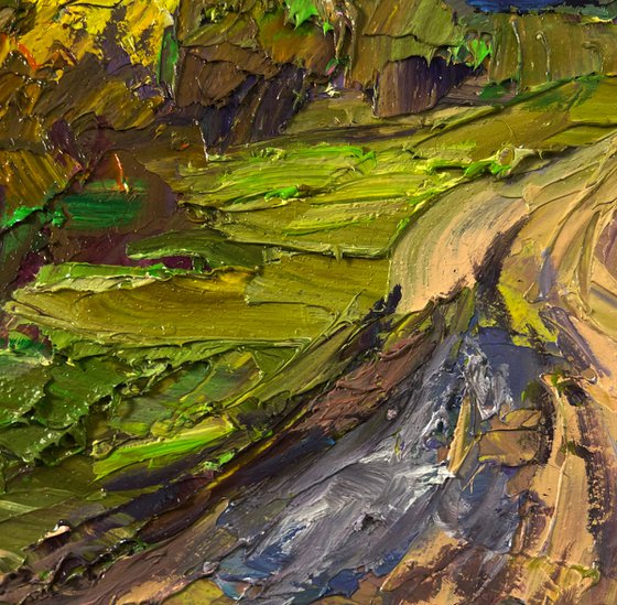 Road through the Autumn Forest