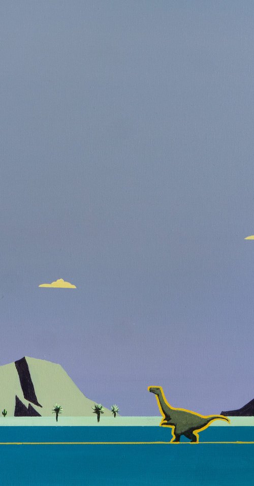 Dinosaur in the Desert by Bohdan Katolyk