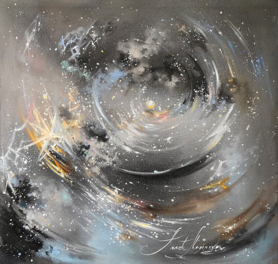 Original Abstract painting, Universe wall art