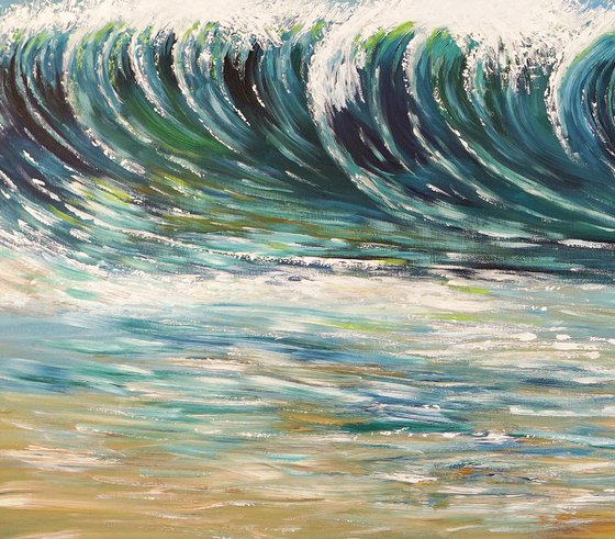 Seascape Breaking Waves D 6