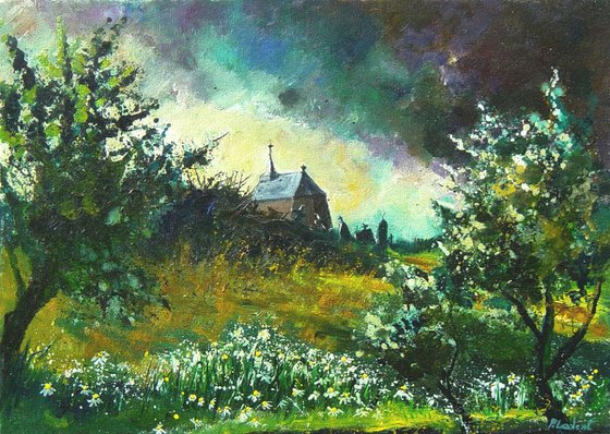Old chapel in Houroy