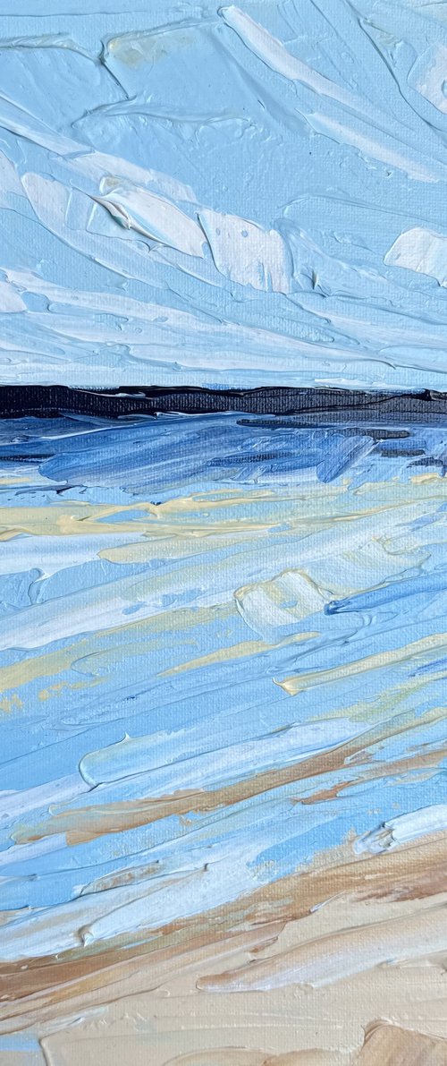 Abstract seascape 2 by Guzaliya Xavier