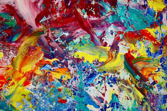 A floral explosion! | Seated by a little fountain by Nestor Toro