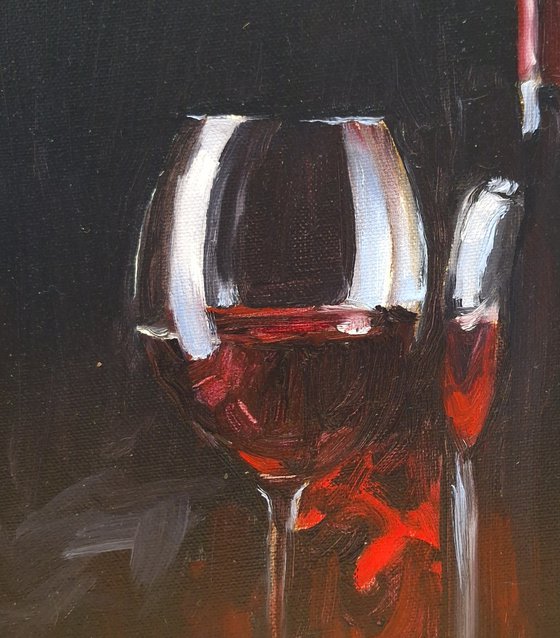 'Red Wine' Still Life