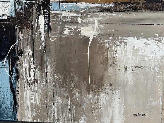 Ochre Divide in Blue and Stone