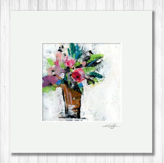 Floral Daydream 3 - Floral Watercolor Painting by Kathy Morton Stanion