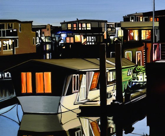 Sausalito Houseboats / Nocturne