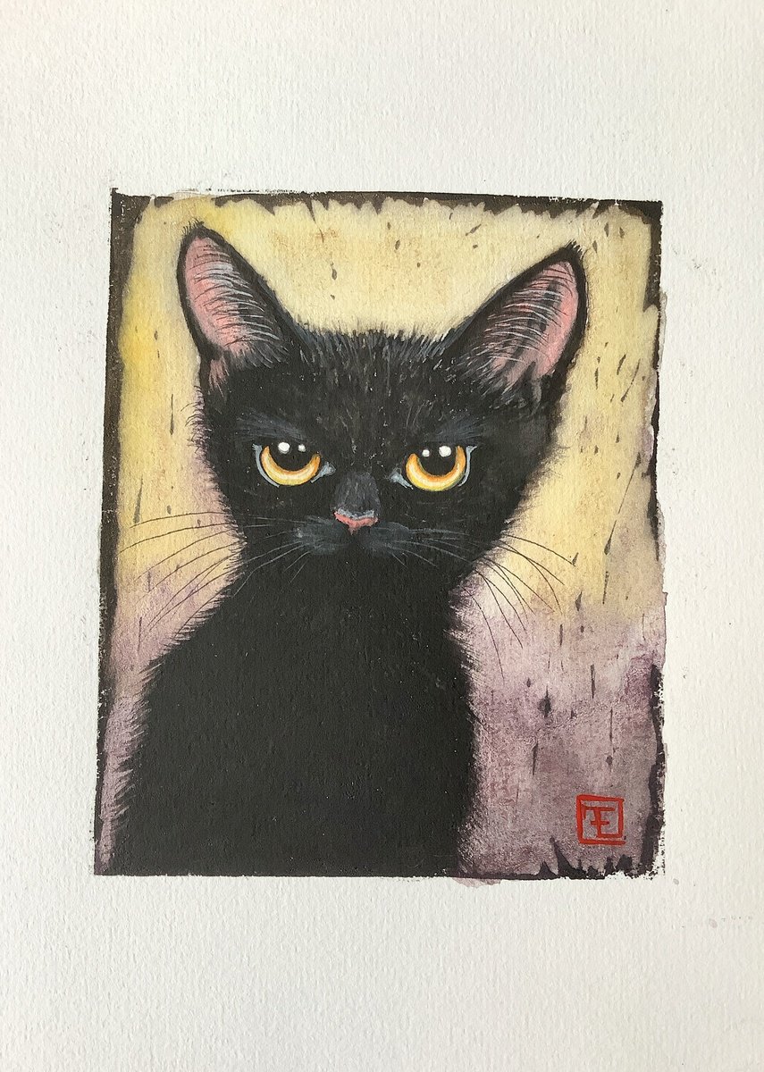 CHATON NOIR by Eva Fialka