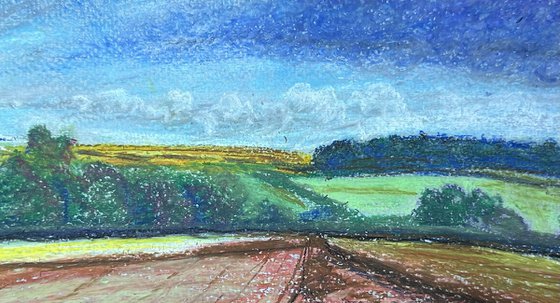 Norfolk Fields - Landscape Art