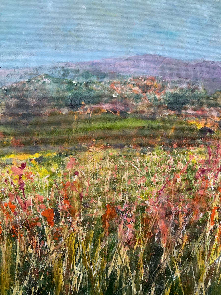 Summer Meadow By Suzsi Corio, 8 X 10, Artwork For Sale On Artfinder