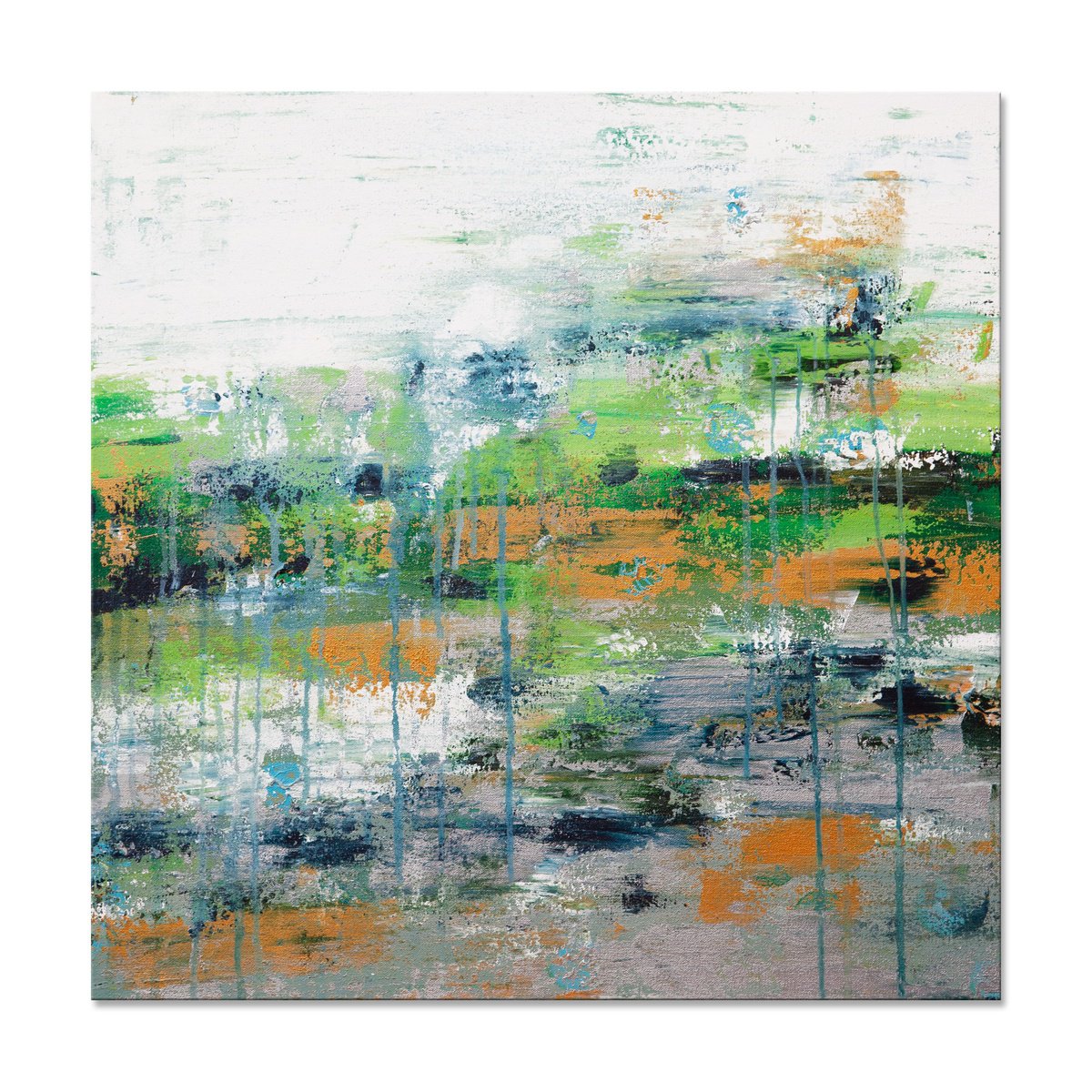 Abstract Painting By Hilary Winfield, 24 X 24, Asthenosphere 8, Original Artwork