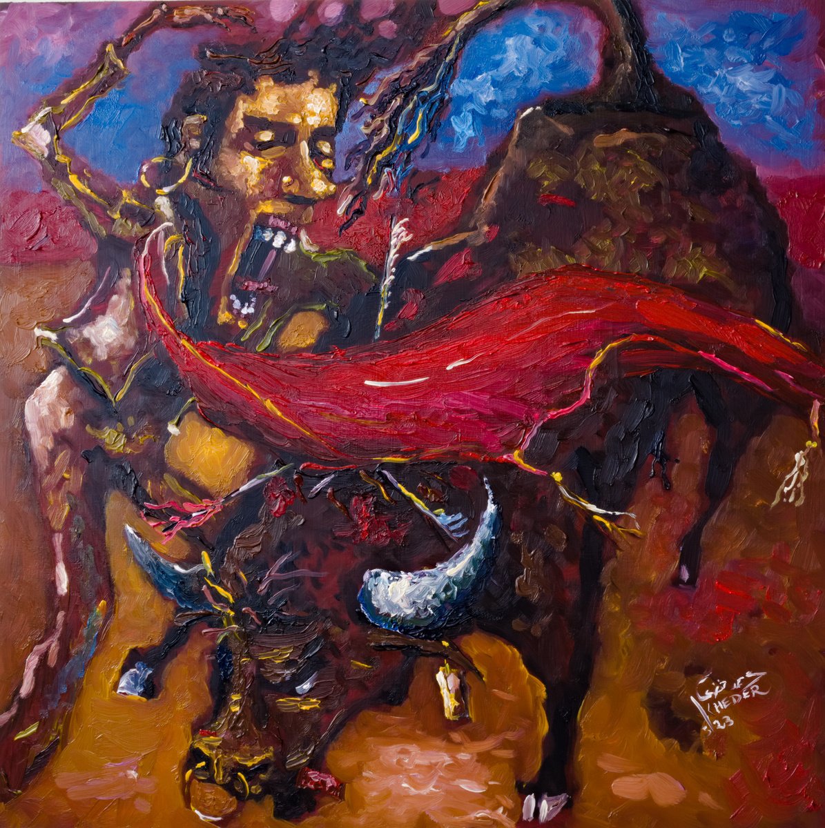 Bull Fighter by Kheder