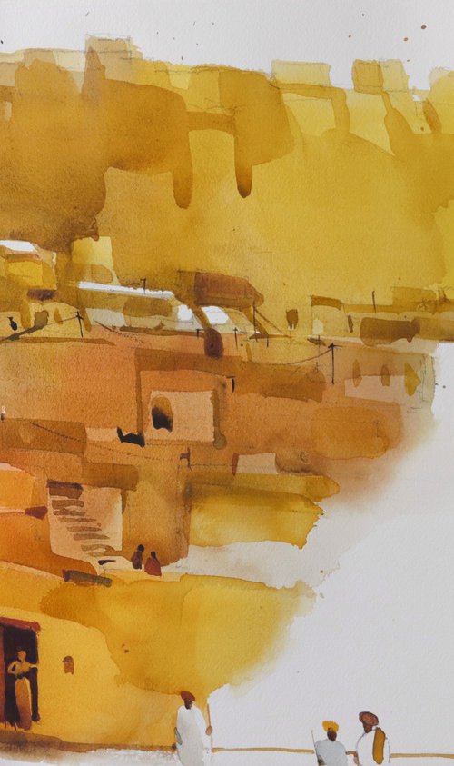 Just outside the city walls by Prashant Prabhu