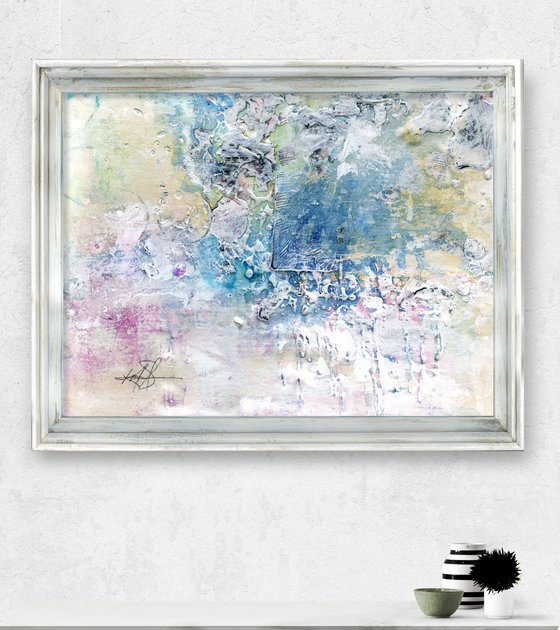 Lost In A Mystical Creation 2 - Framed Abstract Painting by Kathy Morton Stanion