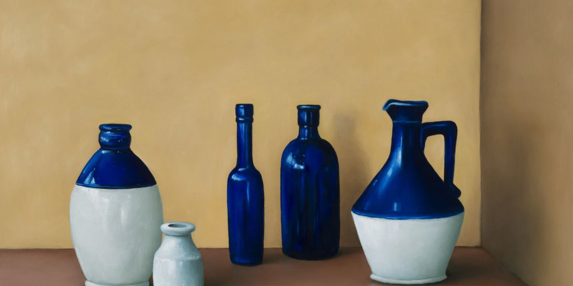 Art of the Day: "Still life - Old bottle collection, 2016" by Damien Venditti