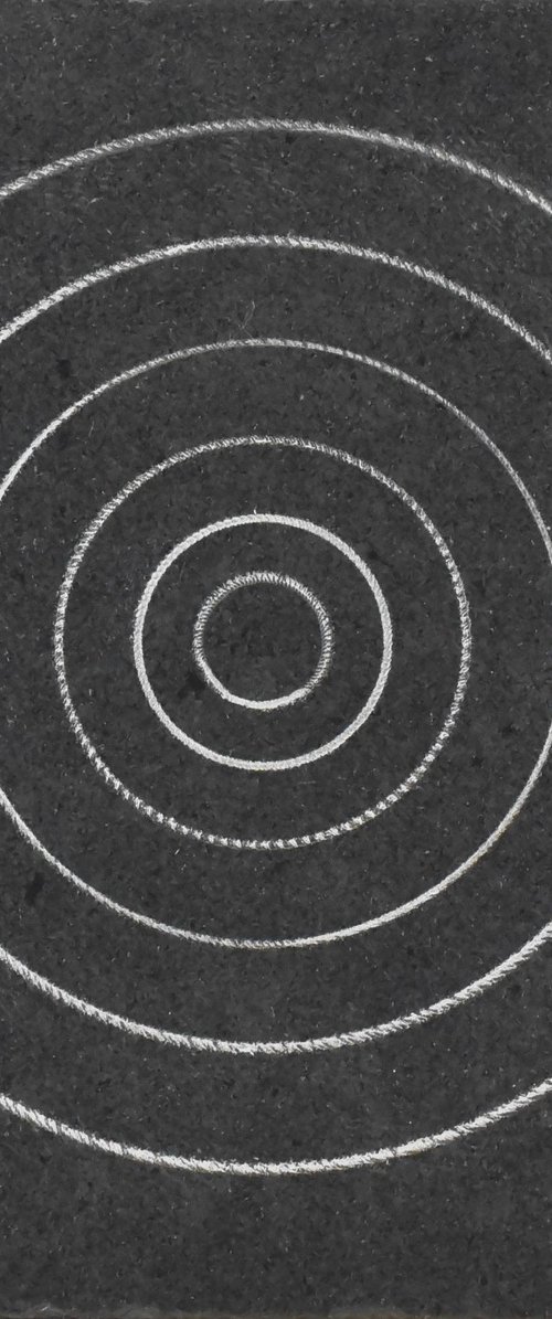 SILVERY CIRCULAR TRACES by MUGNIER MARC