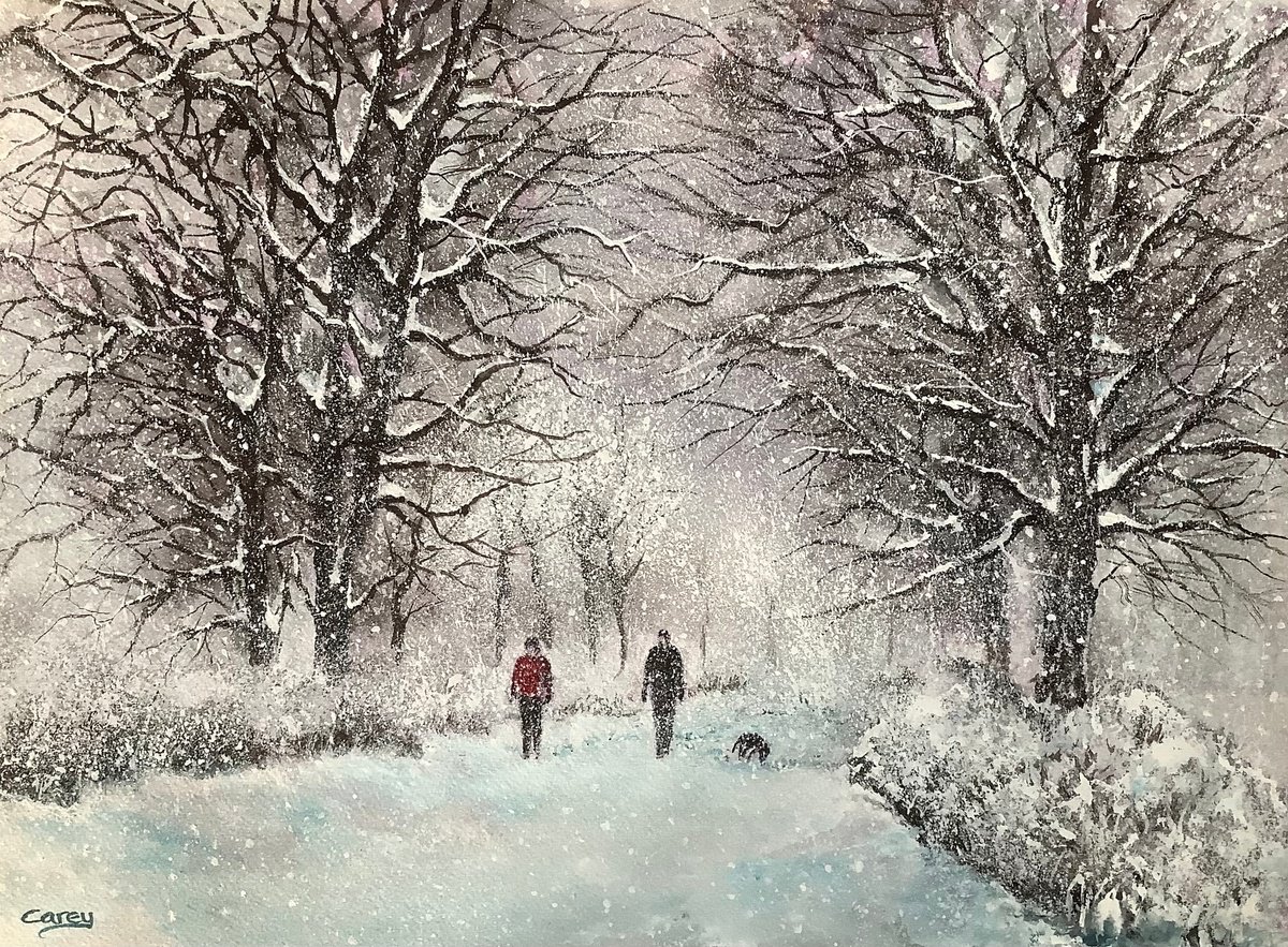 Winter woodland walk by Darren Carey