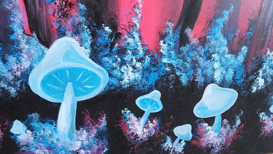 Neon Forest Dreams