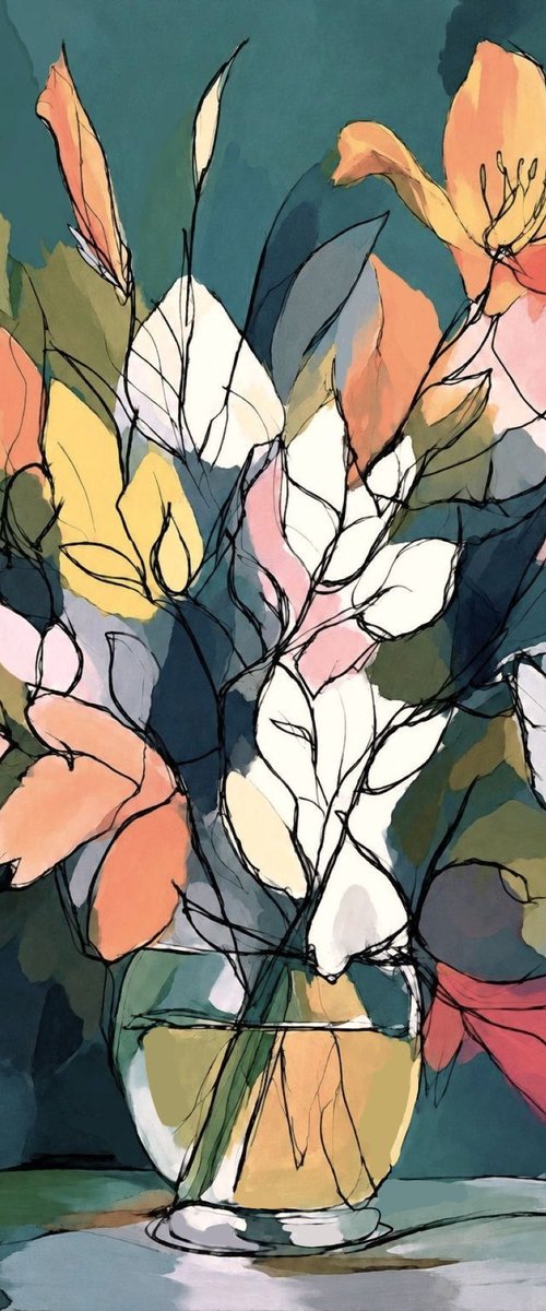 Garden Sketches #4 by V+V Kniazievi