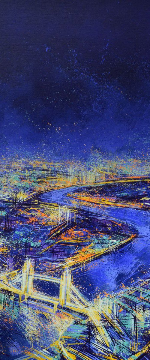 The City At Night (view from The Shard) by Marc Todd