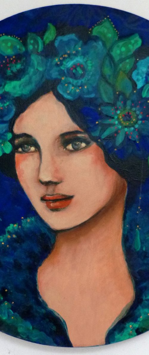 " My blue memories". by Loetitia Pillault