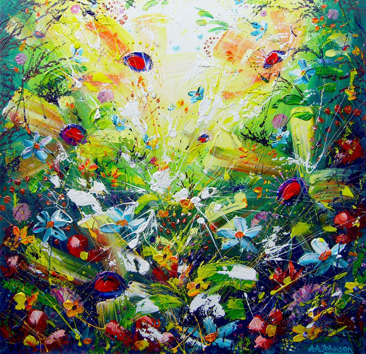 large floral paintings