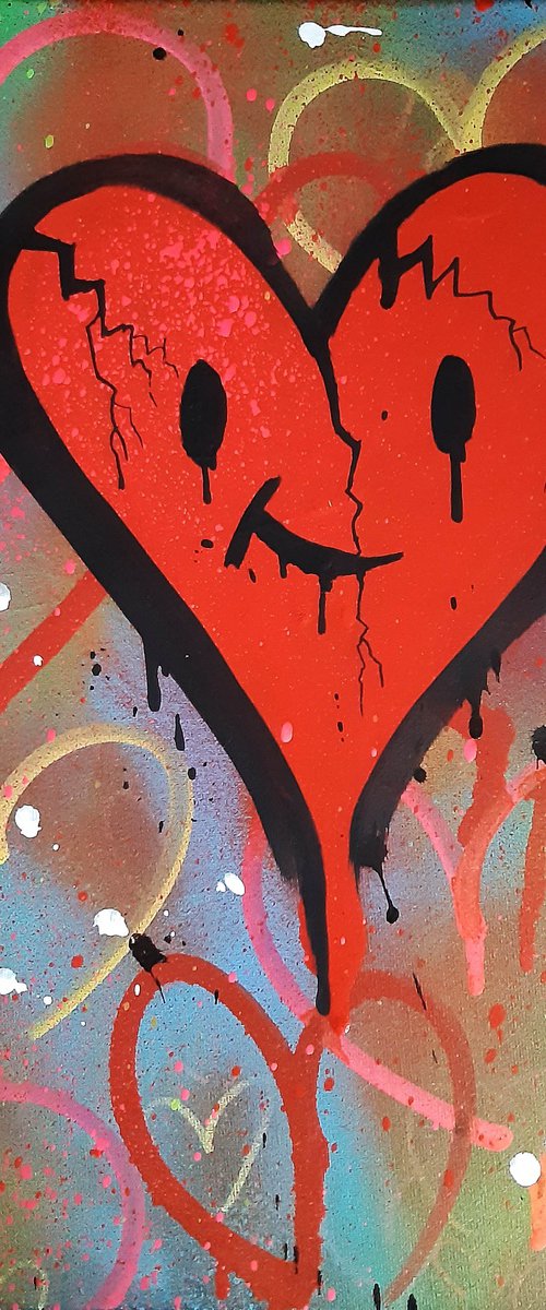 Broken but smiling by Ross Hendrick