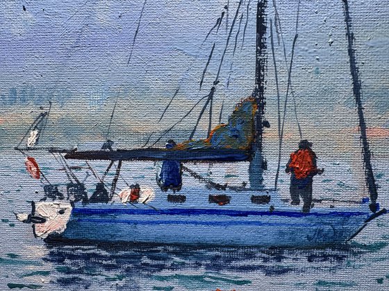 Seascape with Sailboats 53