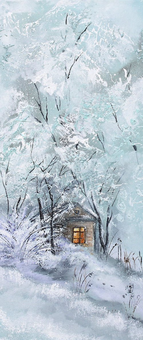 Quiet Shelter in Frost by Katerina Koroleva