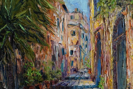 A street in Menton