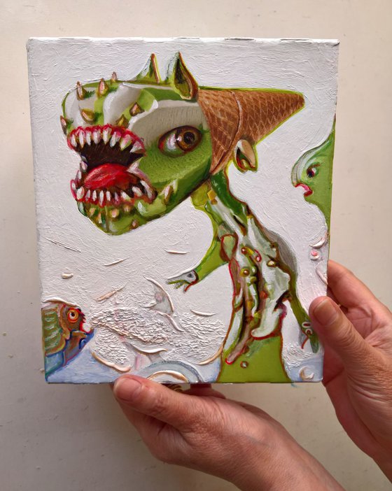 - PISTACHIO MONSTERS - ( 20 x 17 x 6,5 cm )