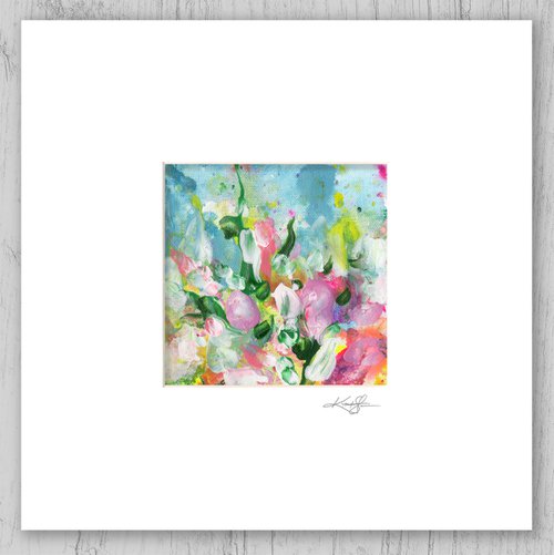 Among The Blooms 27 - Floral Abstract Painting by Kathy Morton Stanion by Kathy Morton Stanion