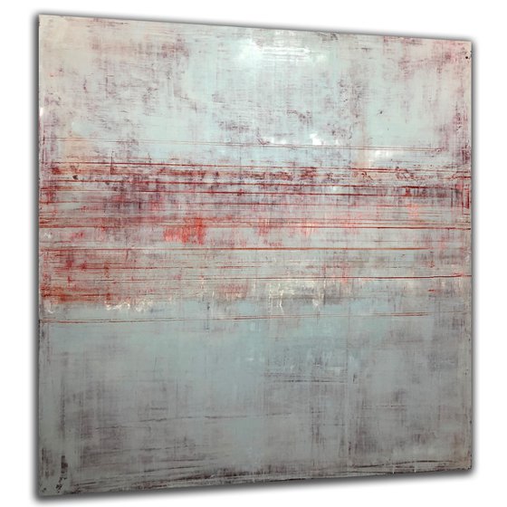 Red Lined (48x48in)