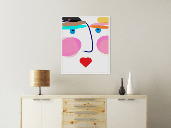 Charming Cloud abstract artmodern