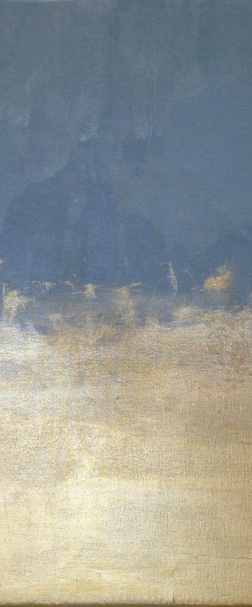 Abstract golden art 05 by Leysan Khasanova