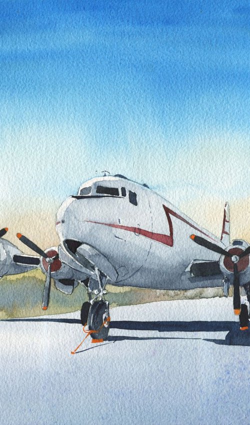 Aircraft Douglas DC-4 by Oleksii Iakurin