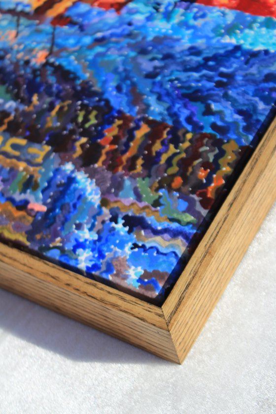 Rainy Evening in Times Square